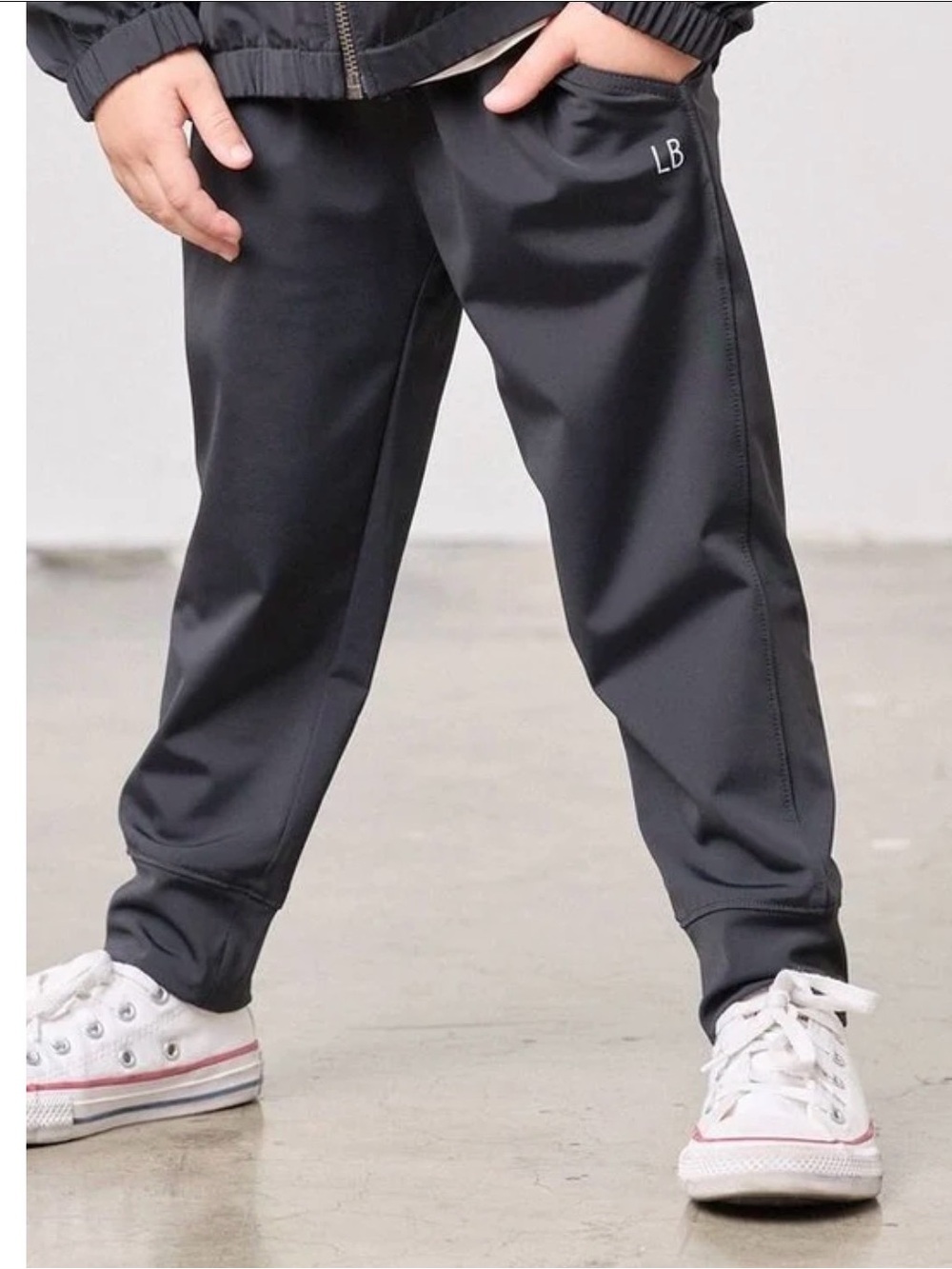 Little Bipsy Black athletic Jogger- new with tag